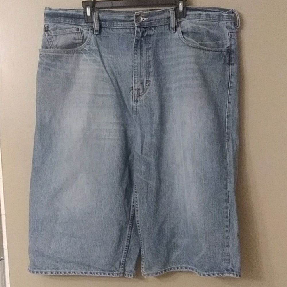 Ecko UNLTD Baggy Light Washed Denim Shorts